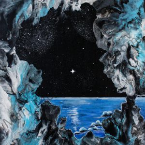 "Ice World" Acrylic Painting Print - 20cm x 25cm